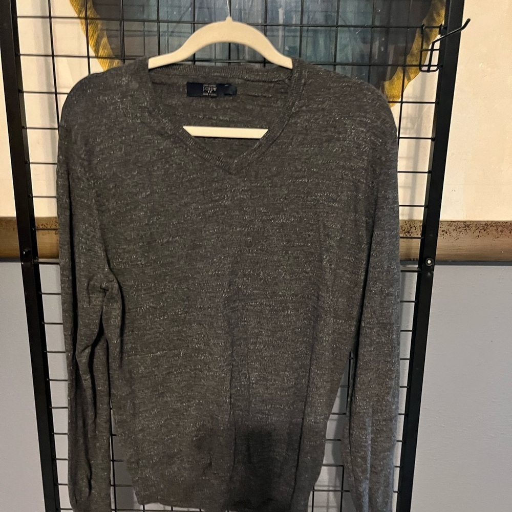 J. Crew Charcoal Crewneck Sweater